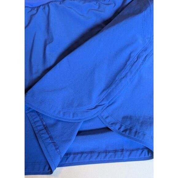 LANDS END Swim Board Skort Women 10 Electric Blue Skirt Comfort Waist Pockets - Picture 7 of 7
